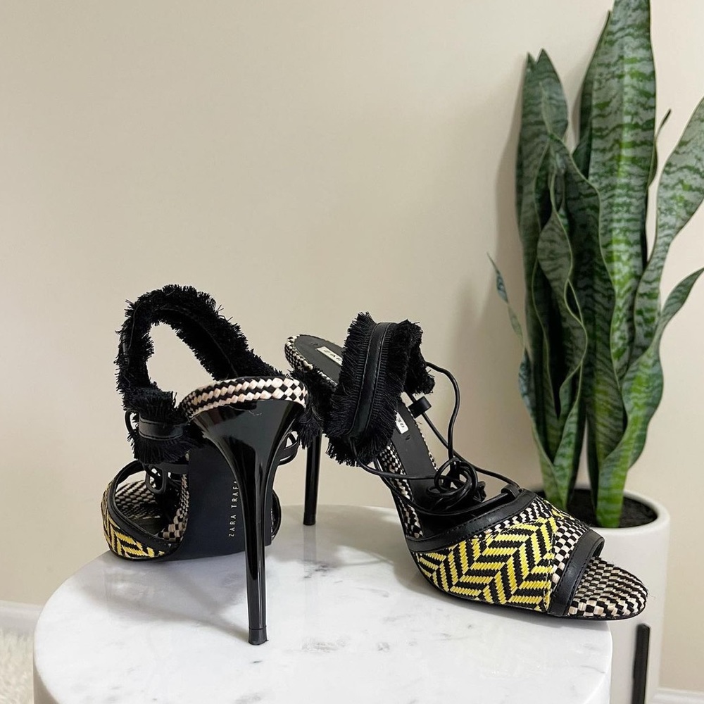 Zara strappy heels